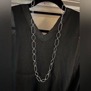 Silpada Sterling Silver Oval Link Necklace